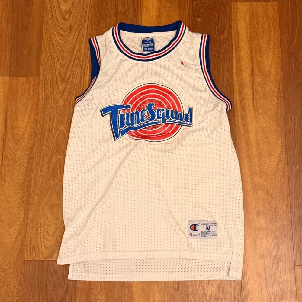 Vintage Tune Squad Daffy Duck 2 Champion Basketball Jersey Size Medium